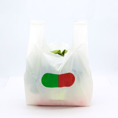 AISUN 커스터마이즈 인쇄 직판 공장 판매 100% 생분해 PLA PBAT 슈퍼마켓에 대한 비축 가능한 쇼핑 가방