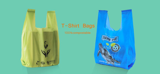 Hdpe 생분해 가능한 쇼핑백 콤포스트 가능한 콤포스트 가방