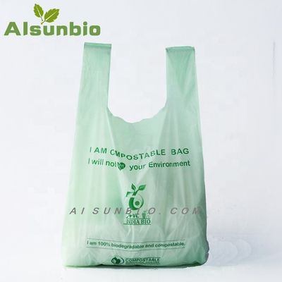 OEM 생분해 가능한 쇼핑백 PBAT PLA 옥수수amid EN13432 표준