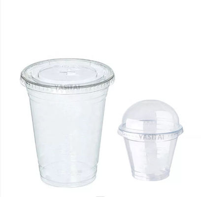 옥수수 스테이크 커피 생분해성 PLA 컵 투명 700ml 환경 친화적