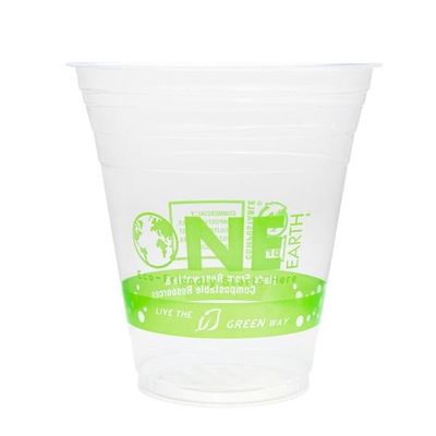 맑은 커피 생분해성 PLA 컵 7oz/9oz/10oz 일회용