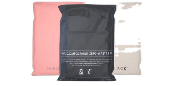 OEM 생분해성 폴리 메일러 가방 자착 친환경