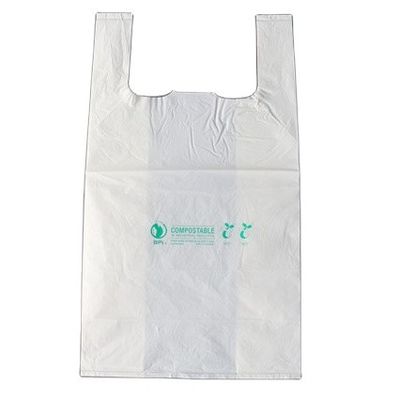 슈퍼마켓 PBAT PLA 포장 가방 생분해성 EN13432 표준